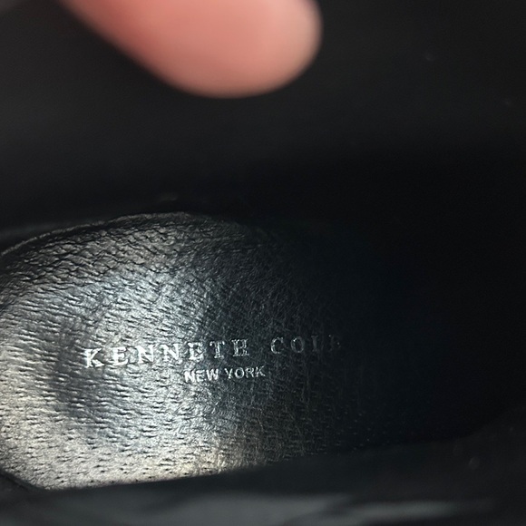 Kenneth Cole Suede Fringe Ankle Boots - Tan - Picture 2 of 5